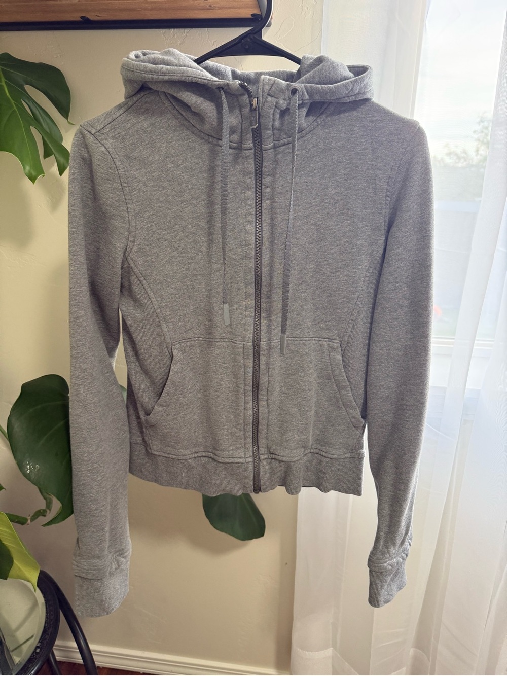 lululemon athletica Heather Gray Full-Zip Hoodie